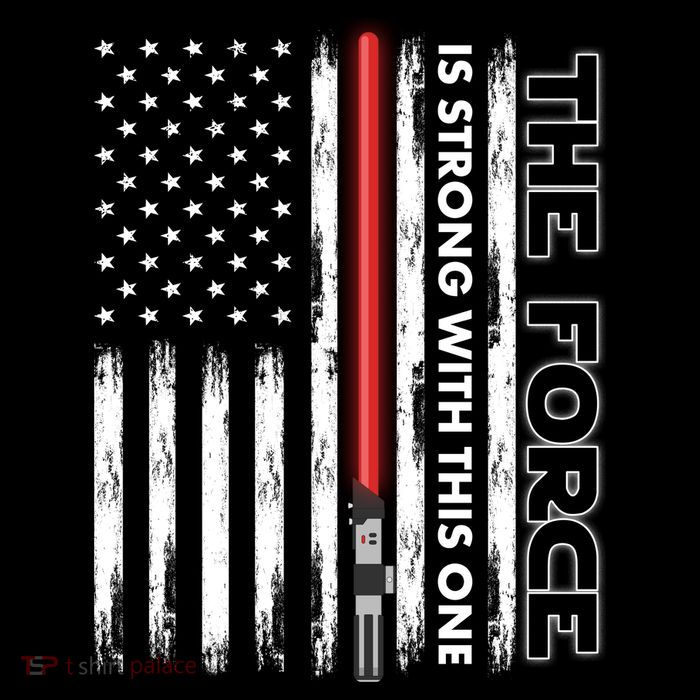 The Force Is Strong With This One USA American Flag Impact Tech Backpack