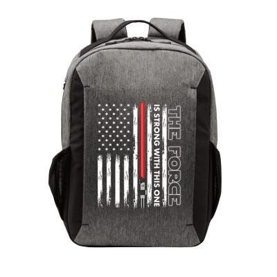 The Force Is Strong With This One USA American Flag Vector Backpack