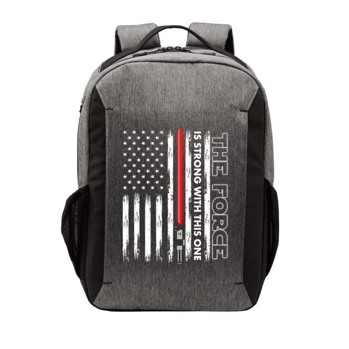 The Force Is Strong With This One USA American Flag Vector Backpack