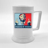 Trump Finger Indict This Legend Save America Trump Not Guilty Beer Stein