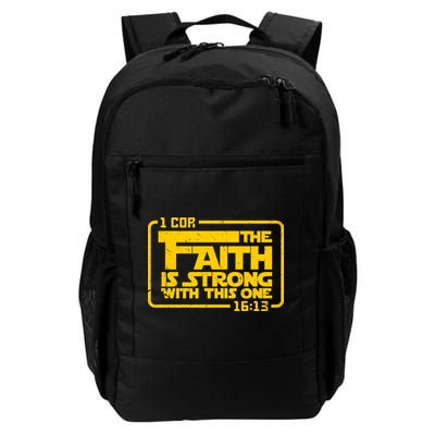 The Faith Is Strong With This One Funny Christian Backpack