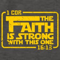 The Faith Is Strong With This One Funny Christian Vector Backpack