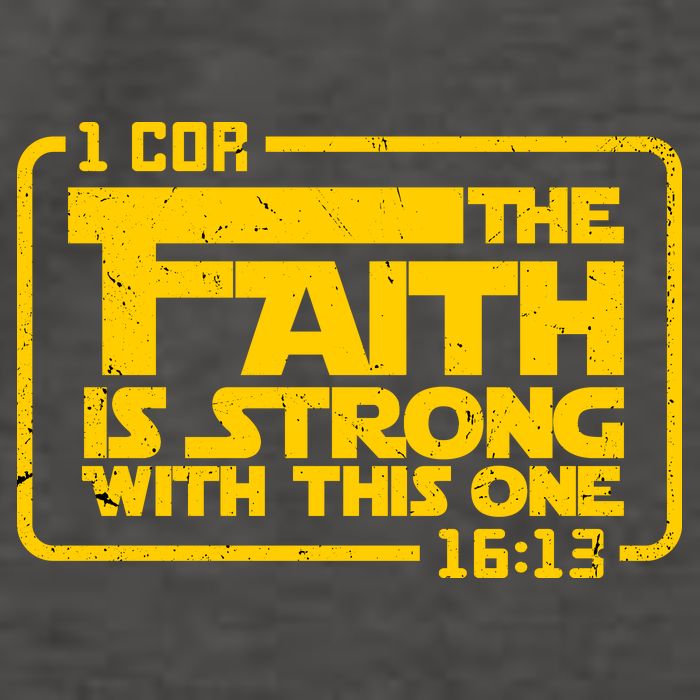 The Faith Is Strong With This One Funny Christian Vector Backpack