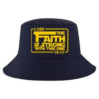 The Faith Is Strong With This One Funny Christian Cool Comfort Performance Bucket Hat