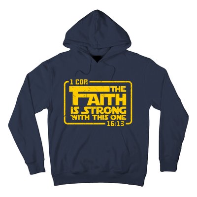 The Faith Is Strong With This One Funny Christian Hoodie