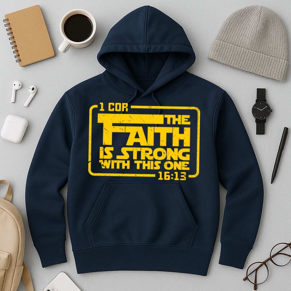 The Faith Is Strong With This One Funny Christian Hoodie