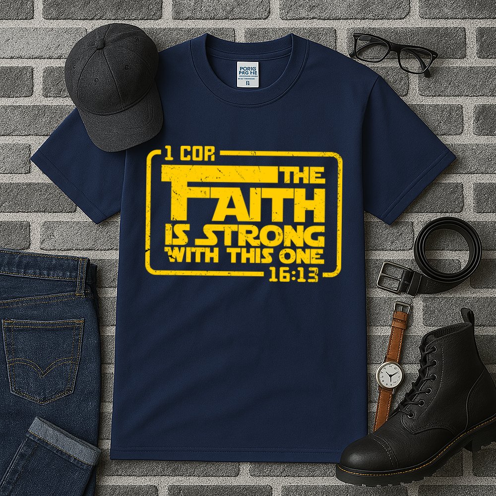 The Faith Is Strong With This One Funny Christian Tall T-Shirt