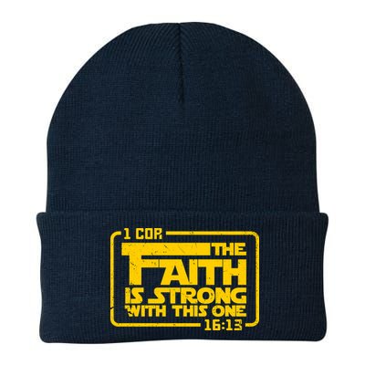 The Faith Is Strong With This One Funny Christian Beanie
