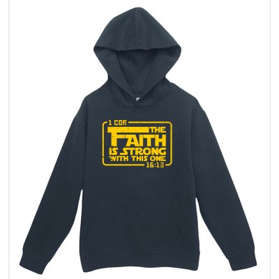 The Faith Is Strong With This One Funny Christian Urban Pullover Hoodie