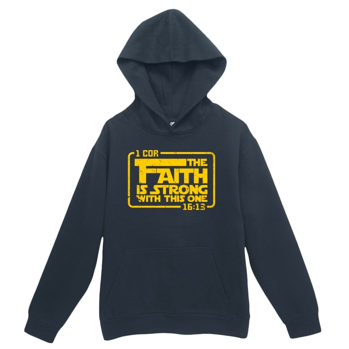 The Faith Is Strong With This One Funny Christian Urban Pullover Hoodie