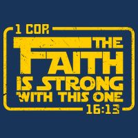 The Faith Is Strong With This One Funny Christian Pom Pom 12in Knit Beanie