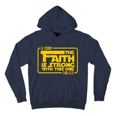 The Faith Is Strong With This One Funny Christian Tall Hoodie