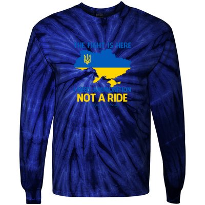 The Fight Is Here Tie-Dye Long Sleeve Shirt