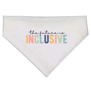 The Future Is Inclusive Colorful USA-Made Doggie Bandana