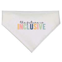 The Future Is Inclusive Colorful USA-Made Doggie Bandana