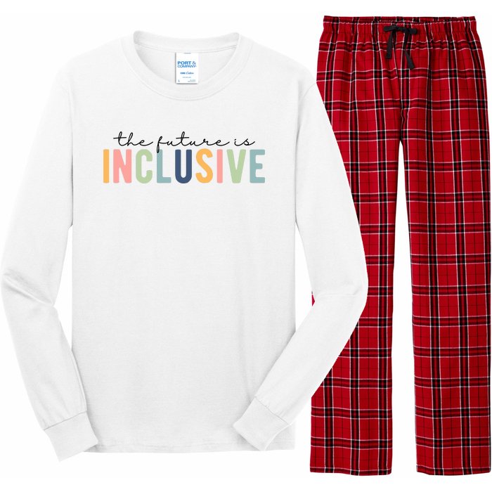 The Future Is Inclusive Colorful Long Sleeve Pajama Set