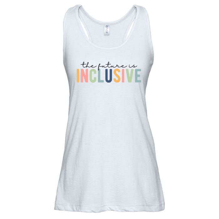 The Future Is Inclusive Colorful Ladies Essential Flowy Tank