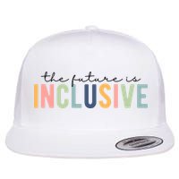 The Future Is Inclusive Colorful Flatbill Hat