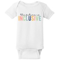 The Future Is Inclusive Colorful Baby Bodysuit