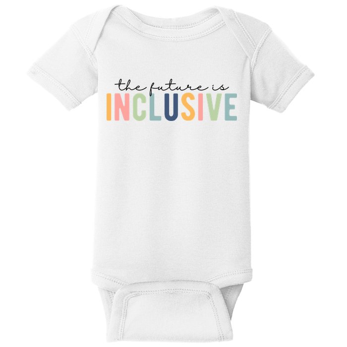 The Future Is Inclusive Colorful Baby Bodysuit