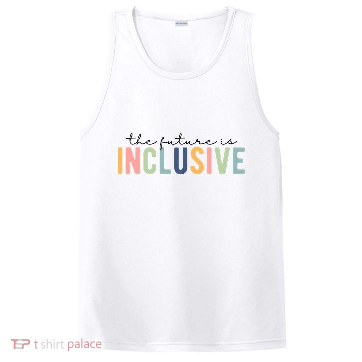 The Future Is Inclusive Colorful PosiCharge Competitor Tank