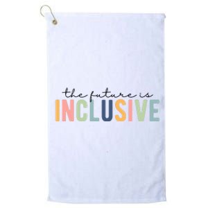 The Future Is Inclusive Colorful Platinum Collection Golf Towel