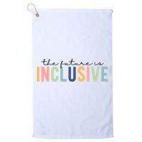 The Future Is Inclusive Colorful Golf Towel