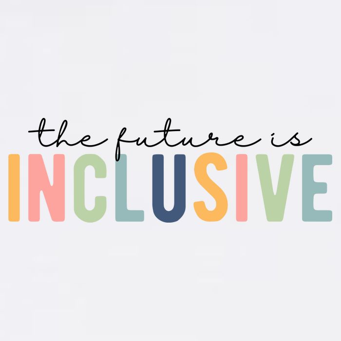 The Future Is Inclusive Colorful Toddler T-Shirt