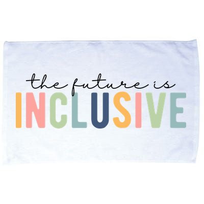 The Future Is Inclusive Colorful Microfiber Hand Towel