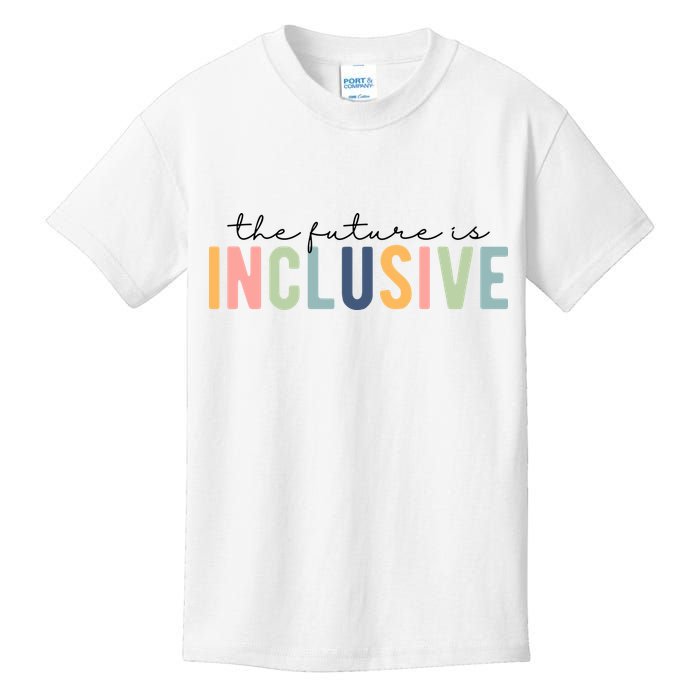The Future Is Inclusive Colorful Kids T-Shirt