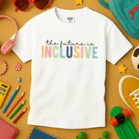The Future Is Inclusive Colorful Kids T-Shirt