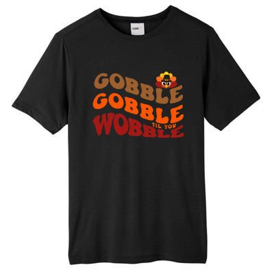 Thanksgiving Feast Indulge in Gobble Gobble Tall Fusion ChromaSoft Performance T-Shirt