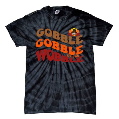 Thanksgiving Feast Indulge in Gobble Gobble Tie-Dye T-Shirt