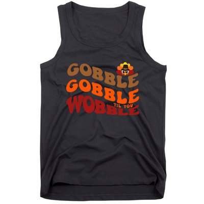 Thanksgiving Feast Indulge in Gobble Gobble Tank Top