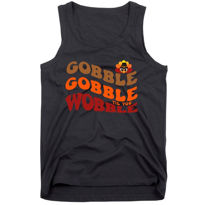 Thanksgiving Feast Indulge in Gobble Gobble Tank Top