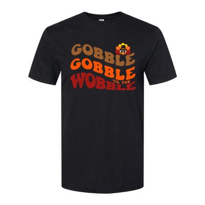 Thanksgiving Feast Indulge in Gobble Gobble Softstyle CVC T-Shirt