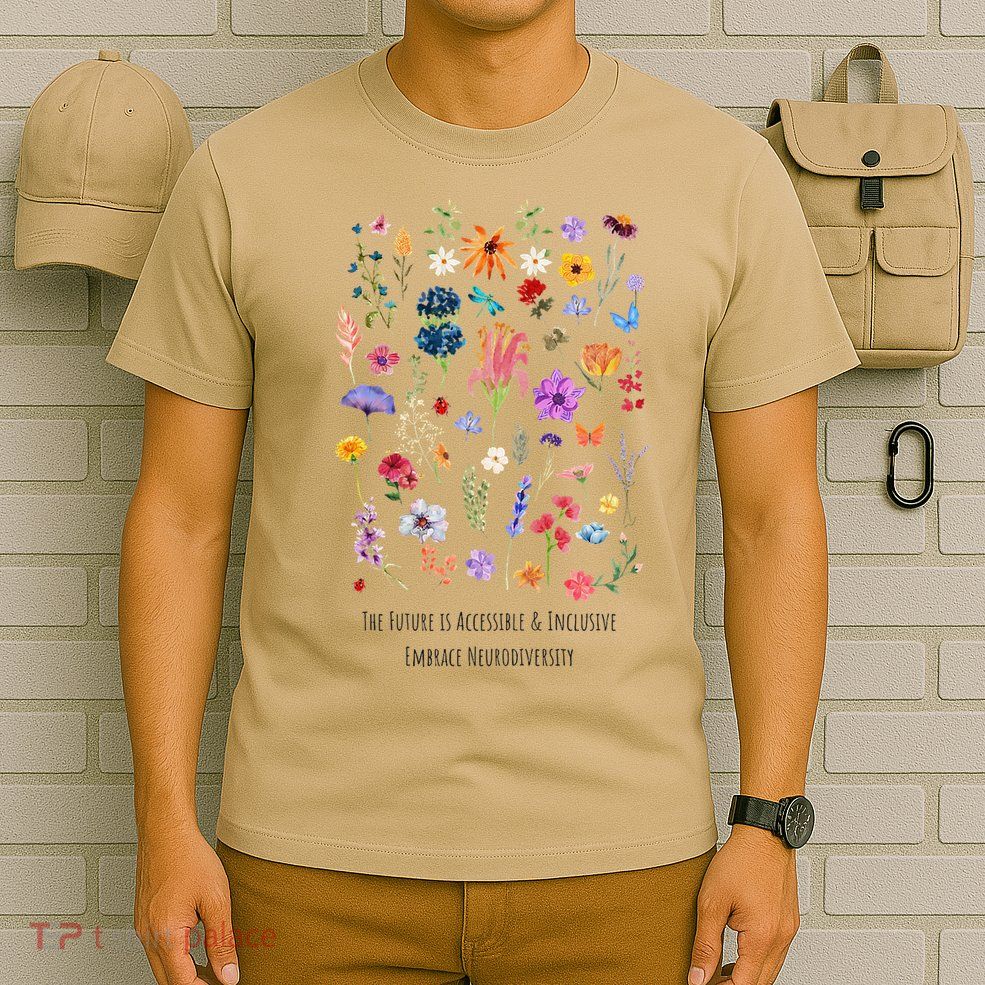 The Future Is Accessible  Inclusive-Embrace Neurodiversity T-Shirt
