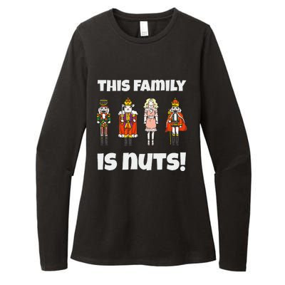 This Family is Nuts Nutcracker Squad Matching Xmas  Womens CVC Long Sleeve Shirt