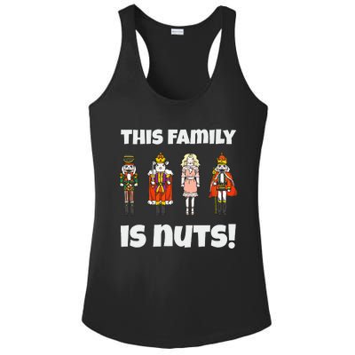 This Family is Nuts Nutcracker Squad Matching Xmas  Ladies PosiCharge Competitor Racerback Tank