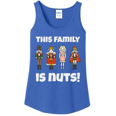 This Family is Nuts Nutcracker Squad Matching Xmas  Ladies Essential Tank