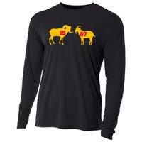 The Farm I Love Goats & Chickens Cooling Performance Long Sleeve Crew