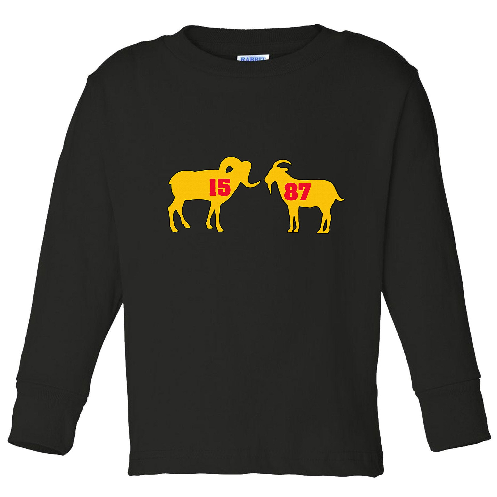The Farm I Love Goats & Chickens Toddler Long Sleeve Shirt