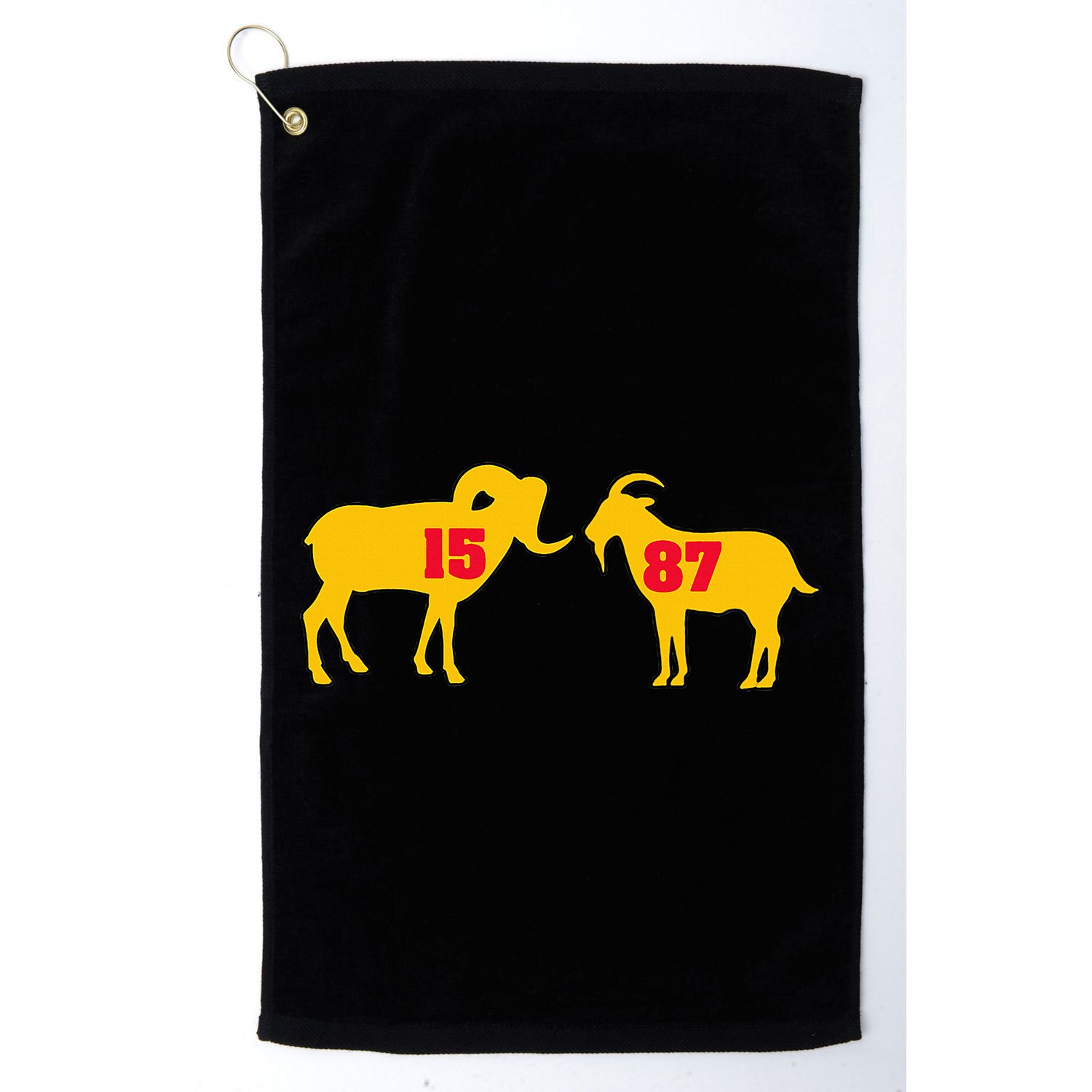 The Farm I Love Goats & Chickens Golf Towel