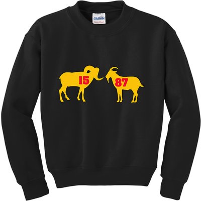 The Farm I Love Goats & Chickens Kids Sweatshirt