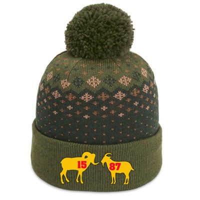 The Farm I Love Goats & Chickens The Baniff Cuffed Pom Beanie