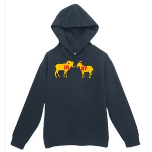 The Farm I Love Goats & Chickens Urban Pullover Hoodie