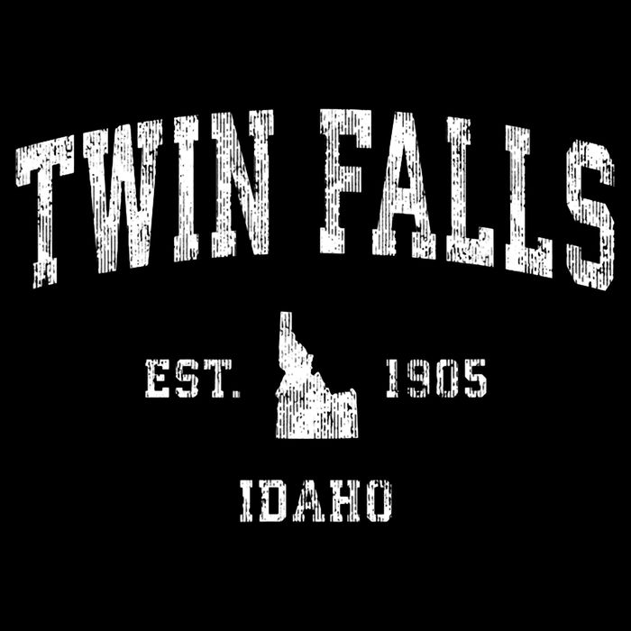 Twin Falls Idaho Id Vintage Athletic Sports Design Button