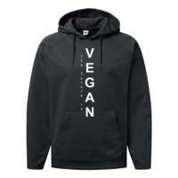 The Future Is Vegan Animal Lovers Animal Protection Performance Fleece Hoodie