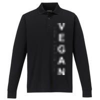 The Future Is Vegan Animal Lovers Animal Protection Performance Long Sleeve Polo