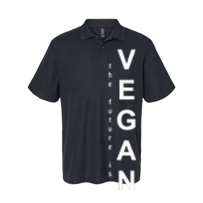 The Future Is Vegan Animal Lovers Animal Protection Softstyle Adult Sport Polo